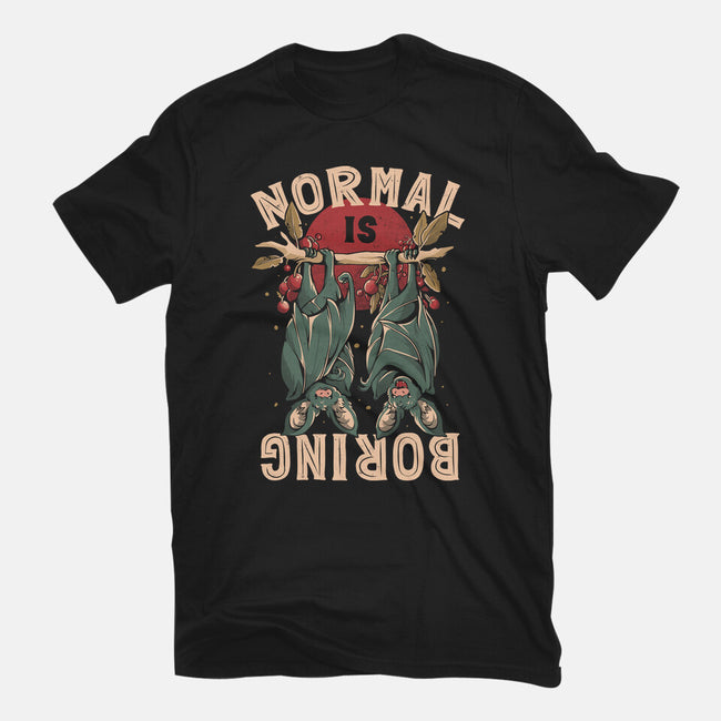 Normal Is Boring-Mens-Heavyweight-Tee-eduely