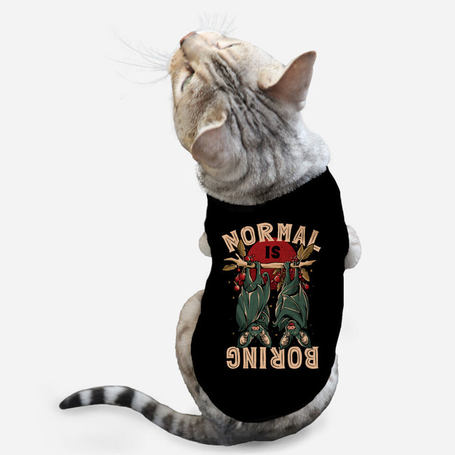 Normal Is Boring-Cat-Basic-Pet Tank-eduely