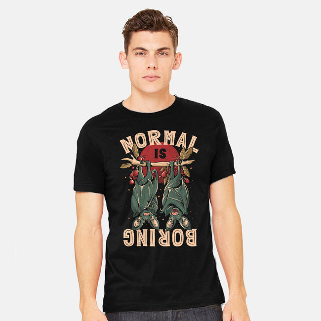 Normal Is Boring-Mens-Heavyweight-Tee-eduely