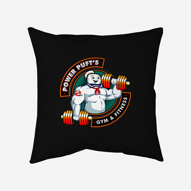 Power Puft's-None-Removable Cover-Throw Pillow-nadzeenadz