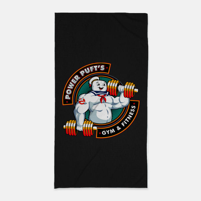 Power Puft's-None-Beach-Towel-nadzeenadz