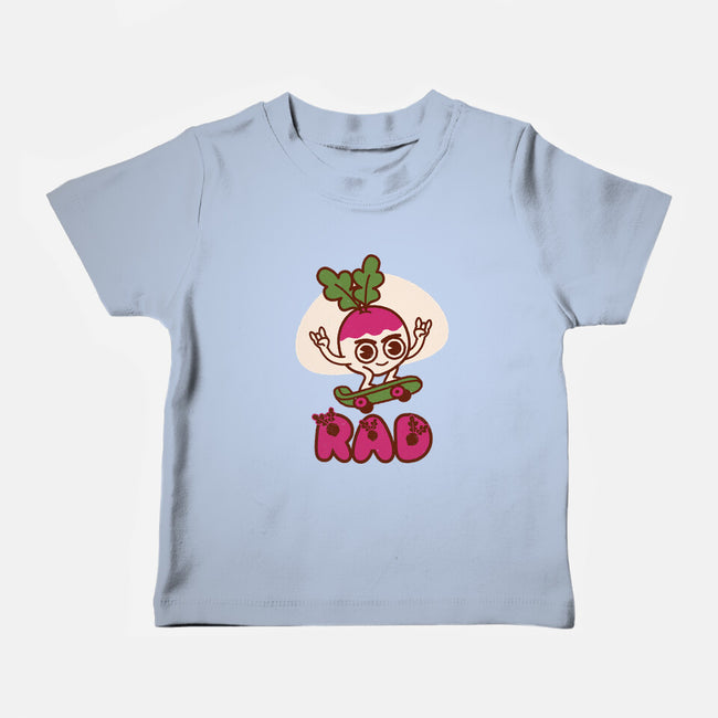 Radish Skater-Baby-Basic-Tee-Weird & Punderful
