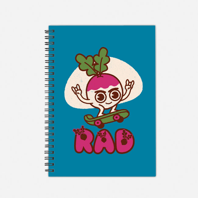 Radish Skater-None-Dot Grid-Notebook-Weird & Punderful