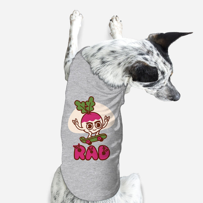 Radish Skater-Dog-Basic-Pet Tank-Weird & Punderful