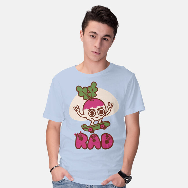 Radish Skater-Mens-Basic-Tee-Weird & Punderful