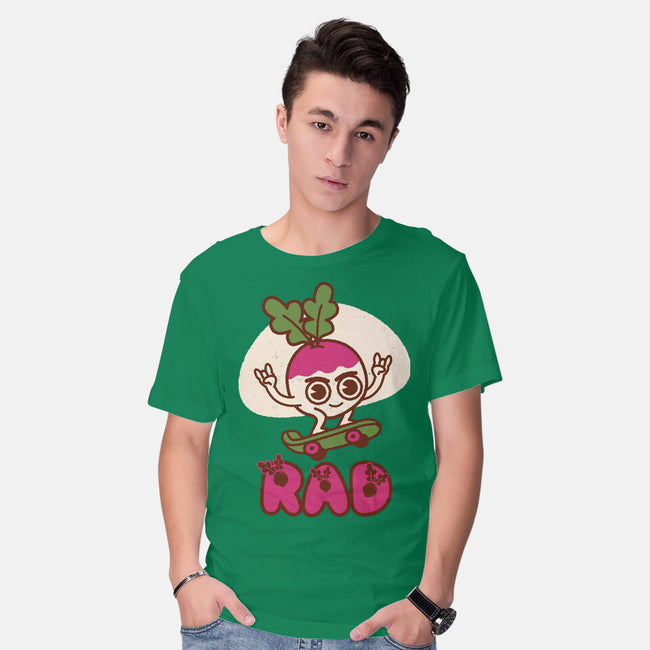 Radish Skater-Mens-Basic-Tee-Weird & Punderful