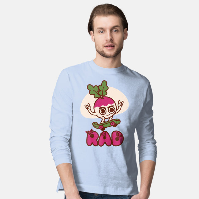 Radish Skater-Mens-Long Sleeved-Tee-Weird & Punderful