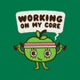 Working On My Core-None-Adjustable Tote-Bag-Weird & Punderful