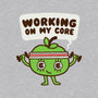 Working On My Core-Unisex-Zip-Up-Sweatshirt-Weird & Punderful