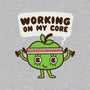Working On My Core-Youth-Pullover-Sweatshirt-Weird & Punderful