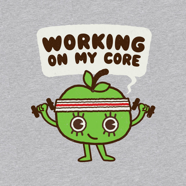 Working On My Core-Unisex-Crew Neck-Sweatshirt-Weird & Punderful
