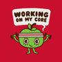 Working On My Core-Mens-Premium-Tee-Weird & Punderful