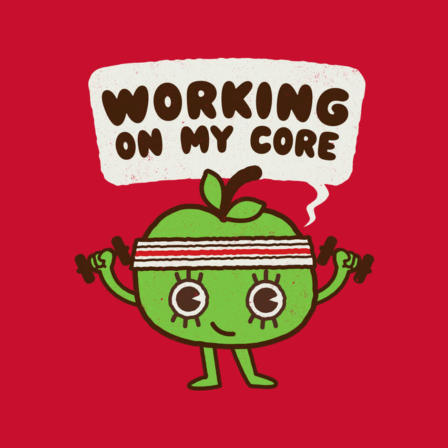 Working On My Core-Mens-Long Sleeved-Tee-Weird & Punderful