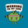 Working On My Core-None-Drawstring-Bag-Weird & Punderful