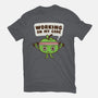 Working On My Core-Womens-Fitted-Tee-Weird & Punderful