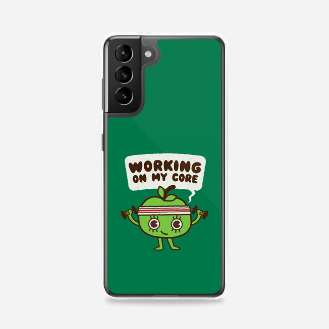 Working On My Core-Samsung-Snap-Phone Case-Weird & Punderful