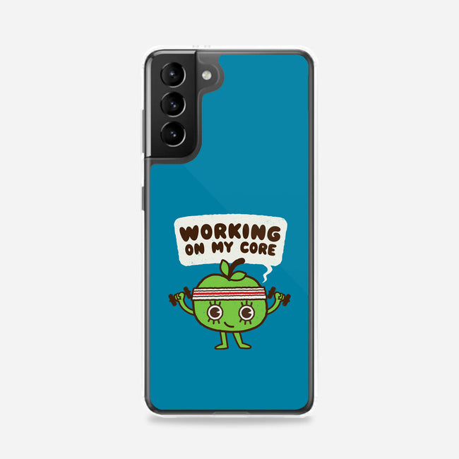 Working On My Core-Samsung-Snap-Phone Case-Weird & Punderful