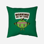 Working On My Core-None-Removable Cover w Insert-Throw Pillow-Weird & Punderful