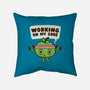 Working On My Core-None-Removable Cover w Insert-Throw Pillow-Weird & Punderful