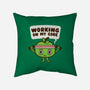 Working On My Core-None-Removable Cover-Throw Pillow-Weird & Punderful