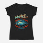 McFly Customs-Womens-V-Neck-Tee-nadzeenadz