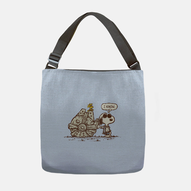 The Beagle Knows-None-Adjustable Tote-Bag-kg07