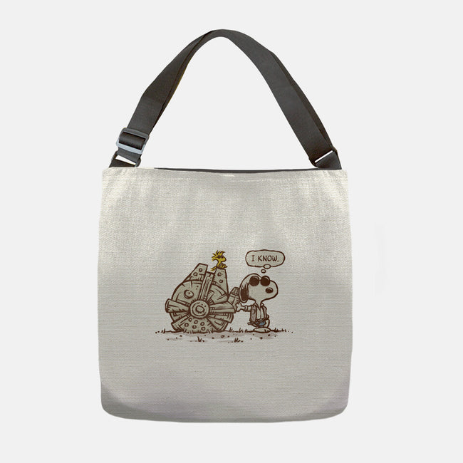 The Beagle Knows-None-Adjustable Tote-Bag-kg07