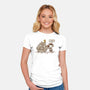 The Beagle Knows-Womens-Fitted-Tee-kg07
