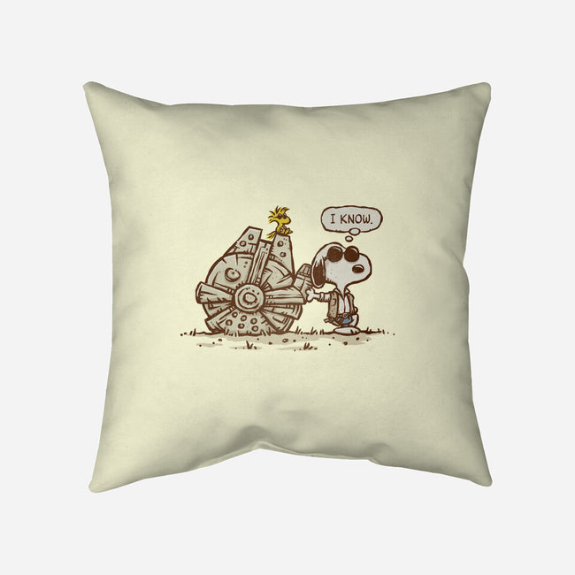 The Beagle Knows-None-Removable Cover w Insert-Throw Pillow-kg07