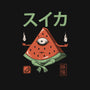 Yokai Watermelon-womens off shoulder sweatshirt-vp021