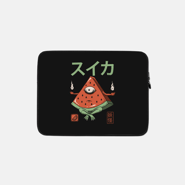 Yokai Watermelon-none zippered laptop sleeve-vp021