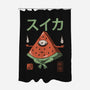 Yokai Watermelon-none polyester shower curtain-vp021