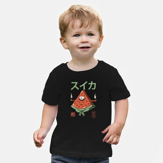 Yokai Watermelon-baby basic tee-vp021