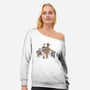 Guard Dog Of The Galaxy-Womens-Off Shoulder-Sweatshirt-kg07