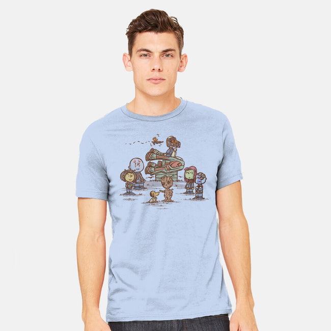 Guard Dog Of The Galaxy-Mens-Heavyweight-Tee-kg07