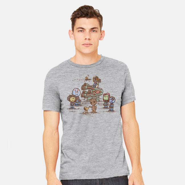 Guard Dog Of The Galaxy-Mens-Heavyweight-Tee-kg07