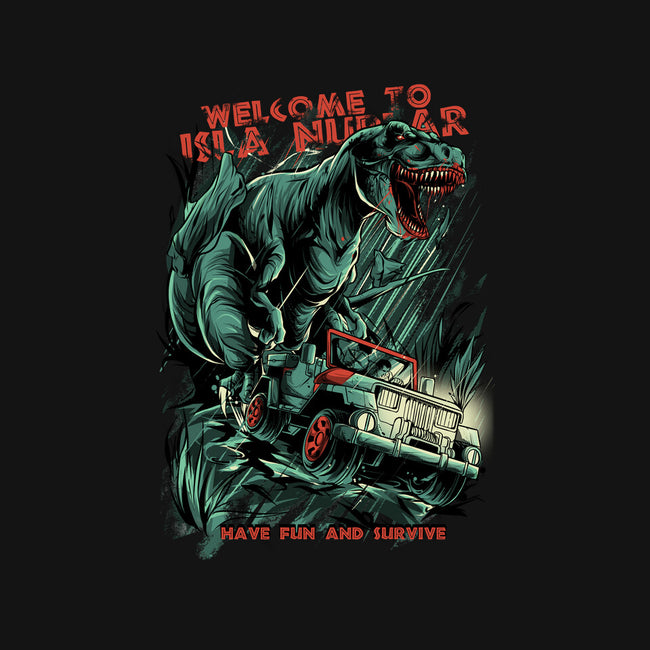 Welcome To Isla Nublar-Womens-Basic-Tee-Guilherme magno de oliveira