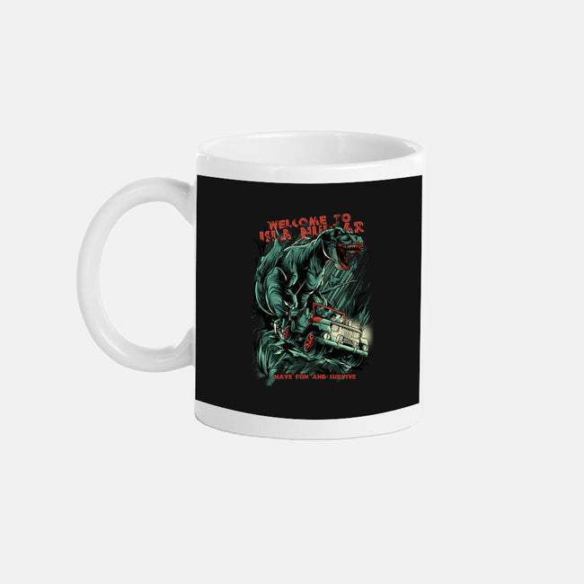 Welcome To Isla Nublar-None-Mug-Drinkware-Guilherme magno de oliveira