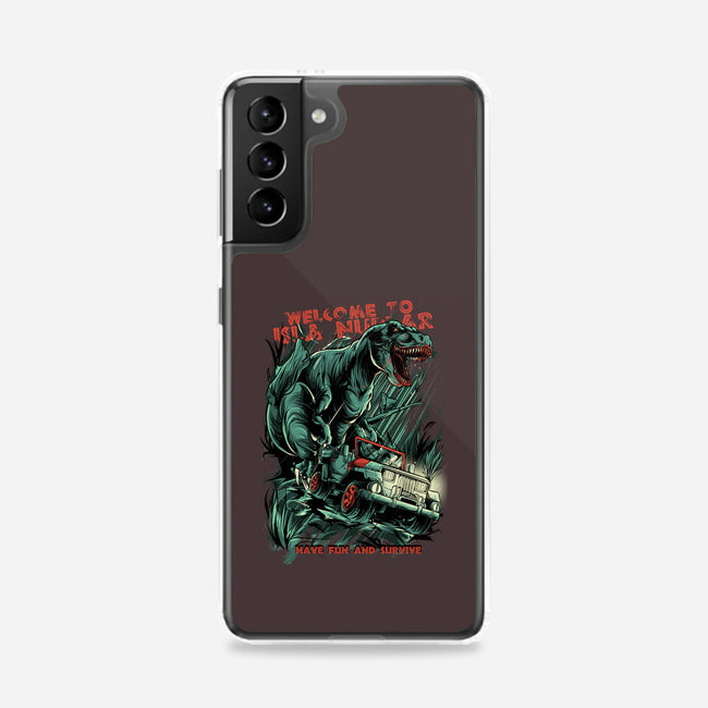 Welcome To Isla Nublar-Samsung-Snap-Phone Case-Guilherme magno de oliveira