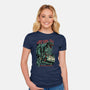 Welcome To Isla Nublar-Womens-Fitted-Tee-Guilherme magno de oliveira