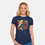 Dark Helmet-Womens-Fitted-Tee-kharmazero