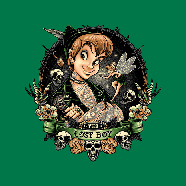 A Lost Boy-Womens-Basic-Tee-momma_gorilla