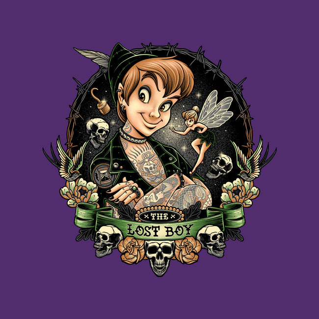 A Lost Boy-Womens-Basic-Tee-momma_gorilla