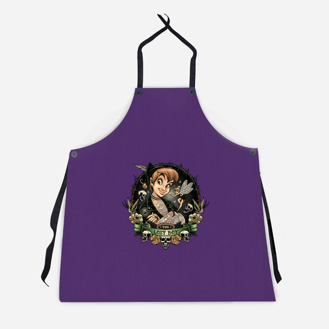 A Lost Boy-Unisex-Kitchen-Apron-momma_gorilla