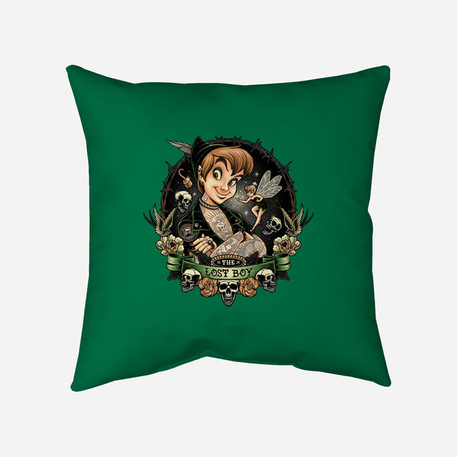 A Lost Boy-None-Removable Cover w Insert-Throw Pillow-momma_gorilla