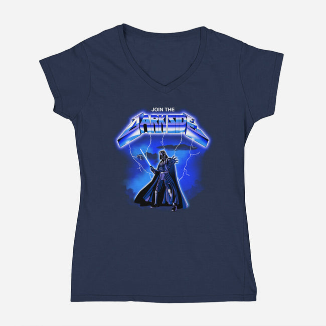 Metal Lord-Womens-V-Neck-Tee-retrodivision