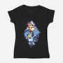 Siblings Life-Womens-V-Neck-Tee-nickzzarto