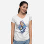 Siblings Life-Womens-V-Neck-Tee-nickzzarto