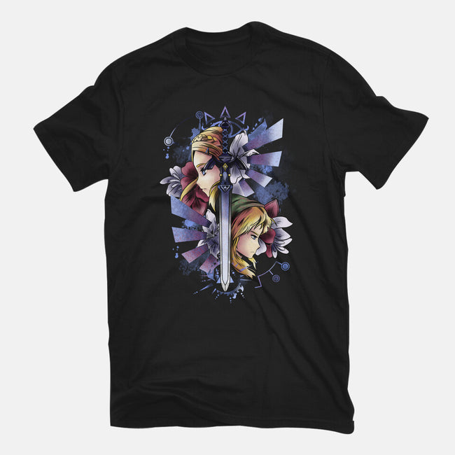 Princess And Knight-Mens-Heavyweight-Tee-fanfabio