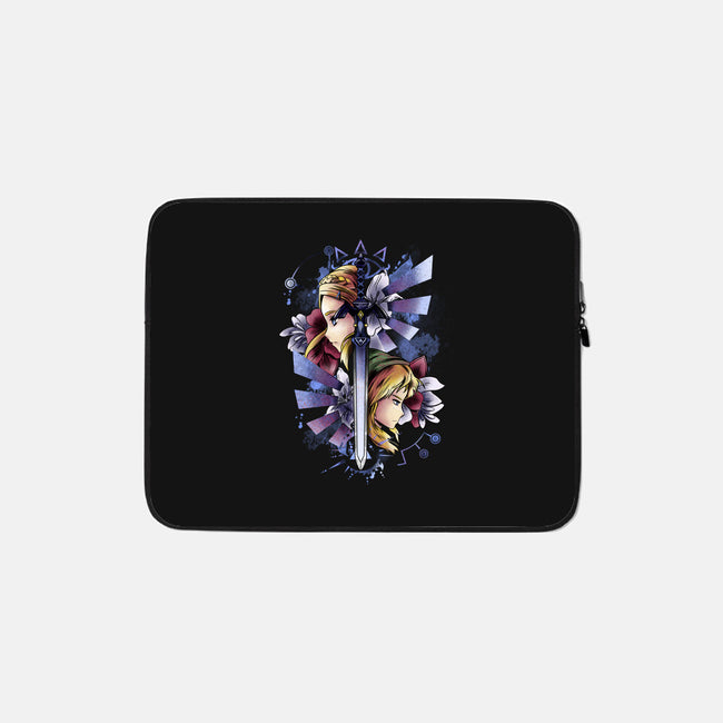 Princess And Knight-None-Zippered-Laptop Sleeve-fanfabio